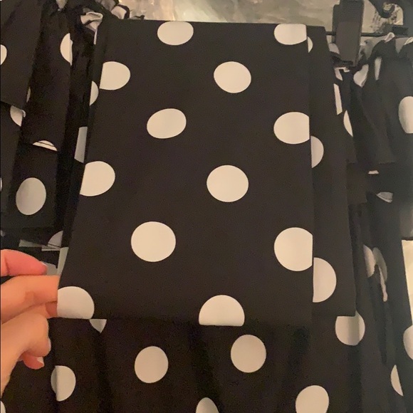 Caroline constas Rhea polka dot one shoulder gown - Picture 7 of 11